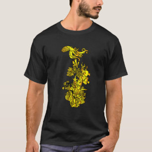 Aquarium-Fischbecken-Design Korallen Kunst Meer Le T-Shirt