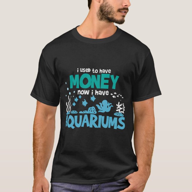 Aquarium Fischbecken T-Shirt (Vorderseite)