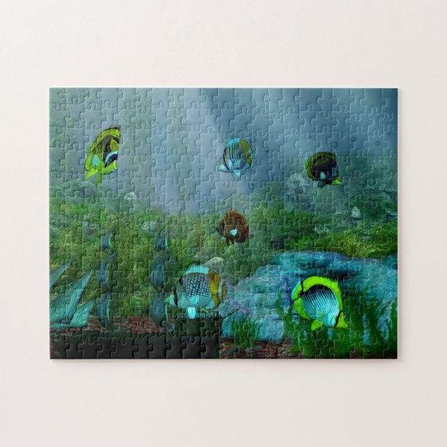 Aquarium Fischen Puzzle (Horizontal)