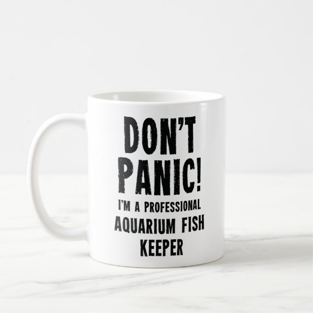 Aquarium Fish Keeper Kaffeetasse (Links)