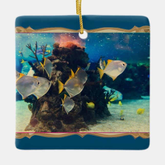 Aquarium Fish Keramikornament (Vorderseite)
