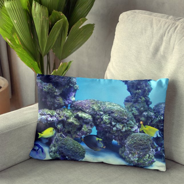 Aquarium Fish Lumbar Kissen (Von Creator hochgeladen)