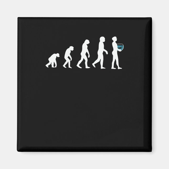 Aquarium Fishkeeper-Evolution Magnet (Vorne)