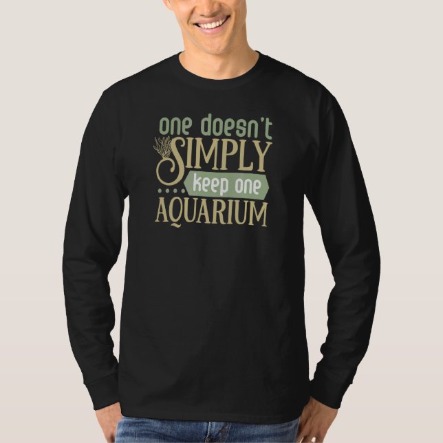 Aquarium für Fischfang T-Shirt (Vorderseite)