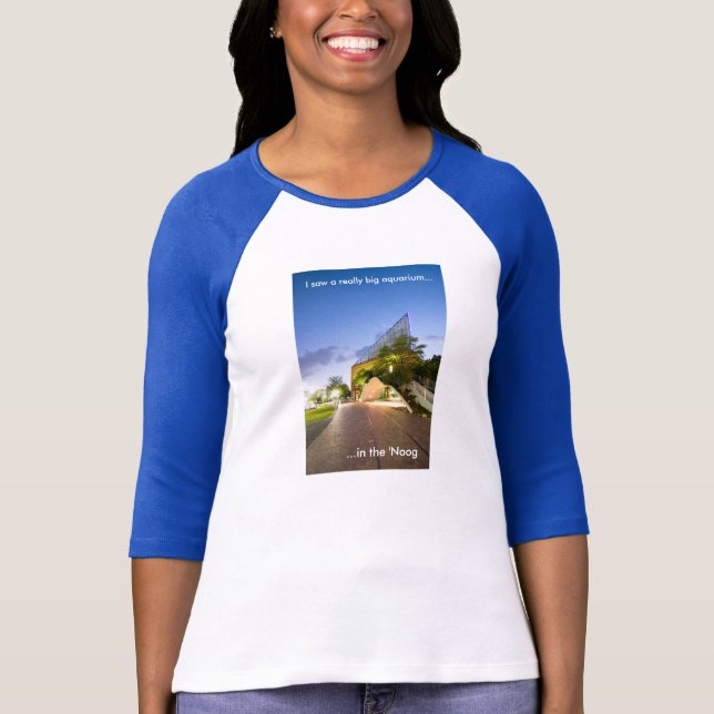 Aquarium im 'Noog 3/4 Hülseraglan-T - Shirt (Vorderseite)