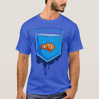 Aquarium in einem Taschen und rund um Taschen T-Shirt