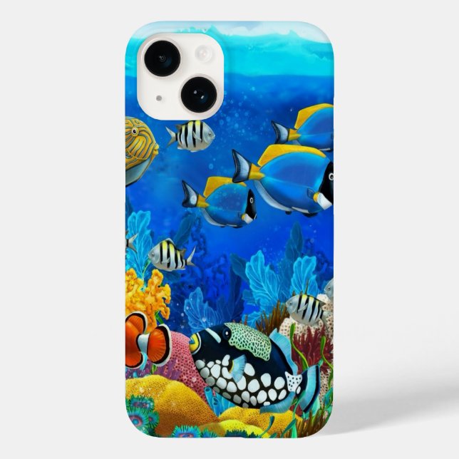 Aquarium-iPhone Case-Mate iPhone Hülle (Rückseite)