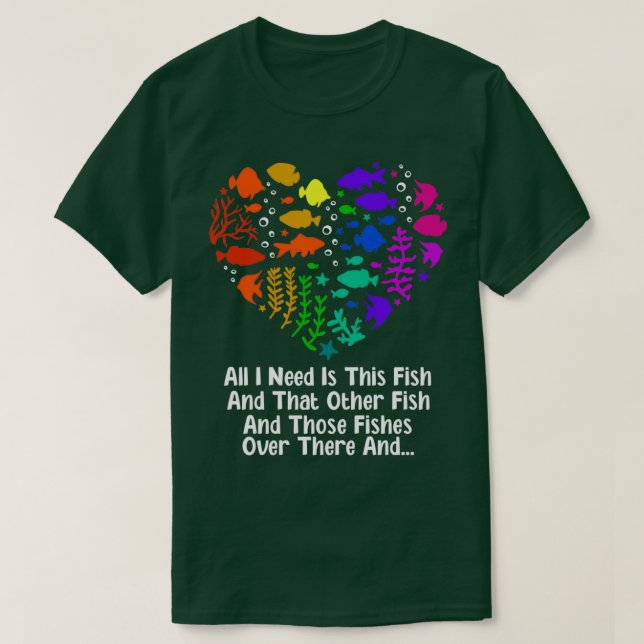 Aquarium Lover Geschenk 1 T-Shirt (Design vorne)