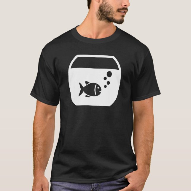 Aquarium mit Fischen T-Shirt (Vorderseite)