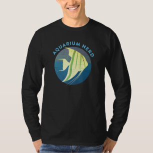 Aquarium Nerd Angelfish Retro Vintager Stil Freshw T-Shirt