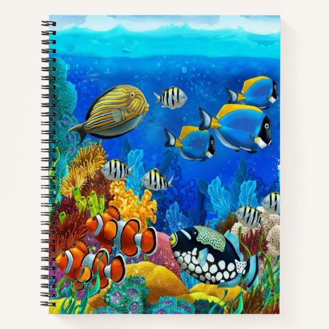 Aquarium Notizbuch (Vorderseite)