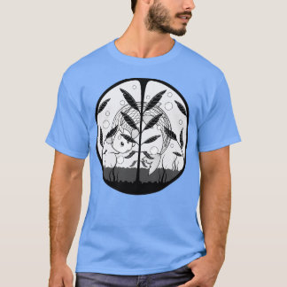 Aquarium schwarz-weiß T-Shirt