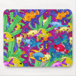 Aquarium Sea Ocean Life Tropical Mousepad