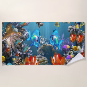 Aquarium Strandtuch