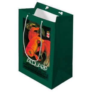 Aquarium u. städtischer Park-förderndes Plakat Mittlere Geschenktüte
