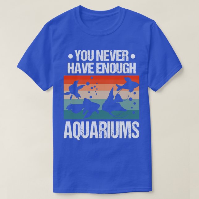 Aquarium Vintag Fishkeeper Aquascape Aquarist T-Shirt (Design vorne)