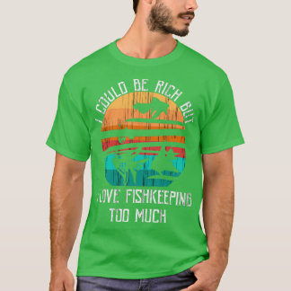 Aquarium Vintag Retro Aquarist Fish Fishkeeper T-Shirt
