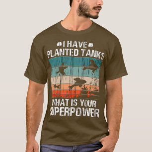 Aquarium Vintage Fisch Aquascaping Retro Aquarist T-Shirt