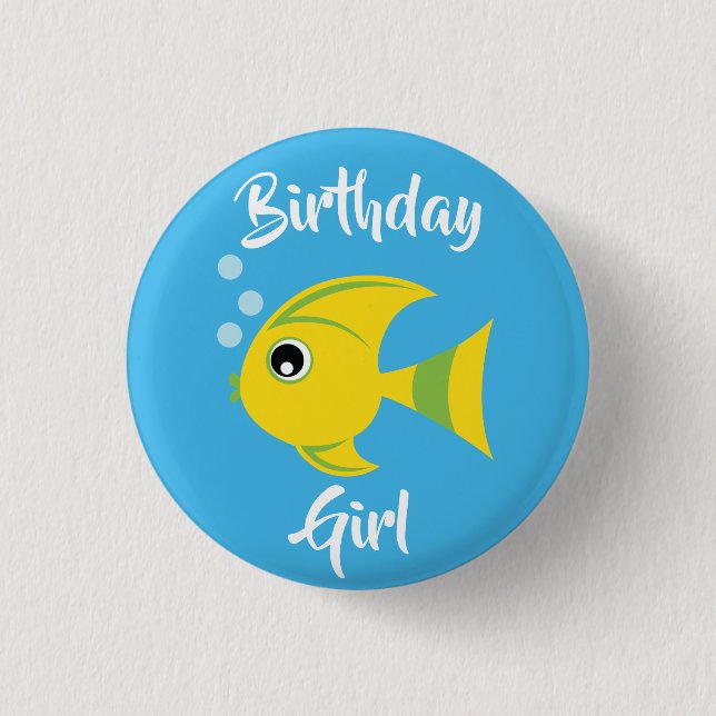 Aquarium zum Geburtstag von Kindern im Fischmeer Button (Vorderseite)