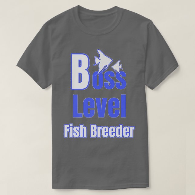 AquariumFischBossLevelZüchterAngelfischFischTankLo T-Shirt (Design vorne)