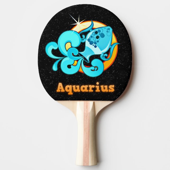 Aquarius-Abbildung Tischtennis Schläger (Vorderseite)