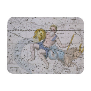 Aquarius and Capricorn, from 'A Celestial Atlas', Magnet