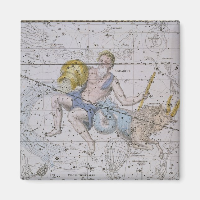 Aquarius and Capricorn, from 'A Celestial Atlas', Magnet (Vorne)