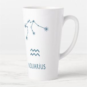 Aquarius Aquarius Astrologie Zodiac   Monogramm Co Milchtasse