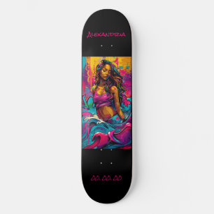 Aquarius Astrologie Grafitti Persönliches Skateboa Skateboard