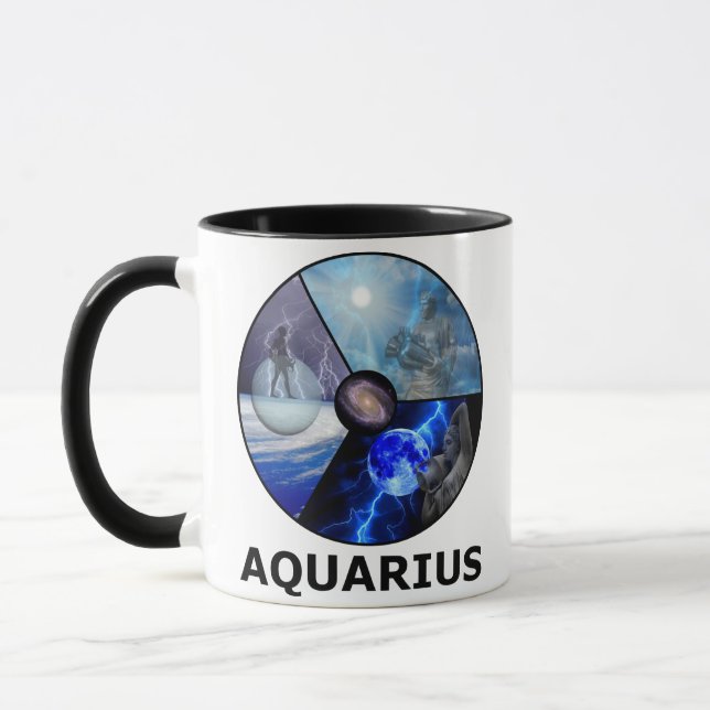 Aquarius - Astrology Mug Tasse (Links)