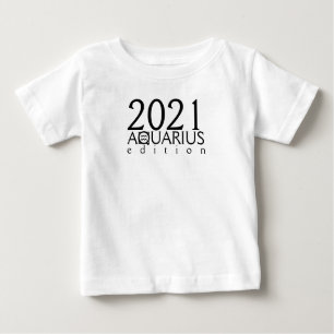 Aquarius-Ausgabe 2021 mit Symbol Baby T-shirt