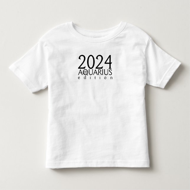 Aquarius-Ausgabe 2024 mit Symbol Kleinkind T-shirt (Vorderseite)