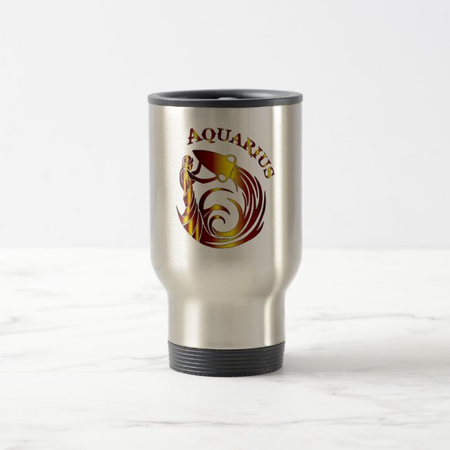 Aquarius-Becher Reisebecher (Mittel)