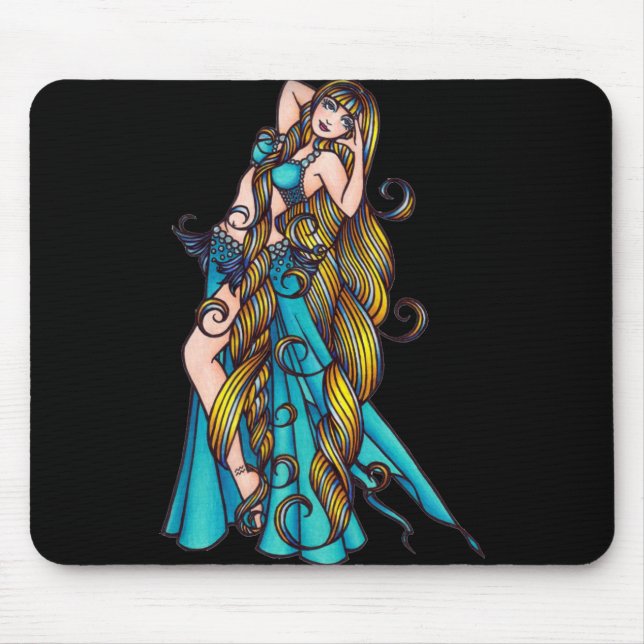 Aquarius Belly Dancer Mousepad (Vorne)