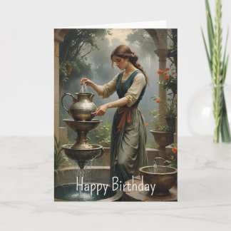 Aquarius Birthday Karte