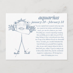 Aquarius [ - BitchScope - ] Postkarte