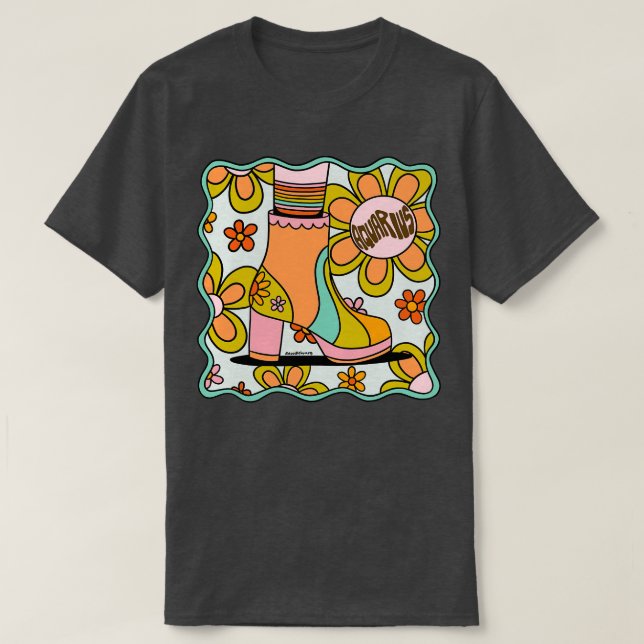 Aquarius Boot T-Shirt (Design vorne)
