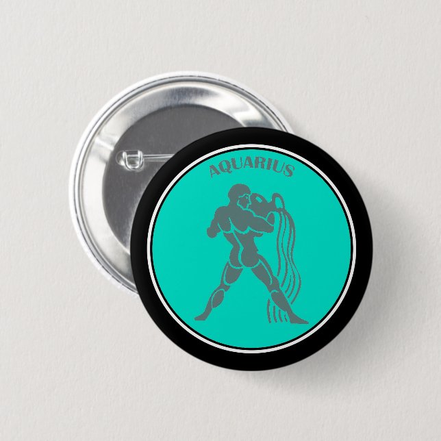 Aquarius Button (Vorne & Hinten)