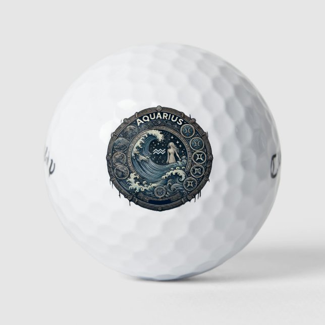 Aquarius Callaway Warbird Golf Ball (Vorderseite)