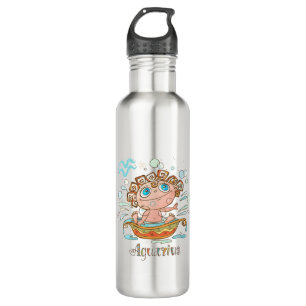 Aquarius Cartoon Baby Edelstahlflasche