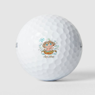 Aquarius Cartoon Baby Golfball