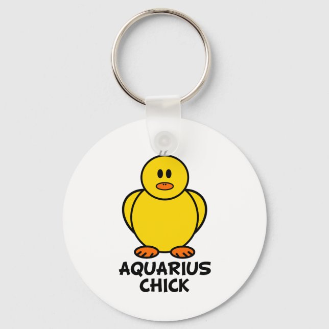 Aquarius Chick Schlüsselanhänger (Vorderseite)