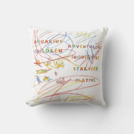 Aquarius Child Zodiac Pillow Kissen
