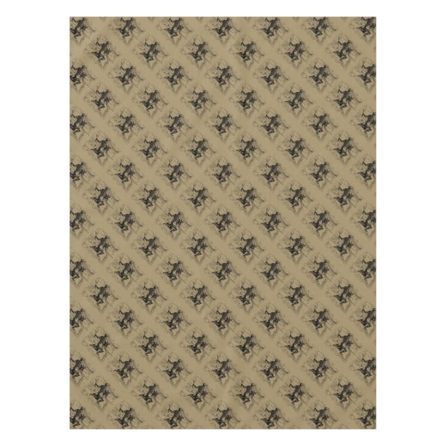 Aquarius Constellation Hevelius 1690 Jan 20 Feb 18 Tischdecke (Vorderseite)