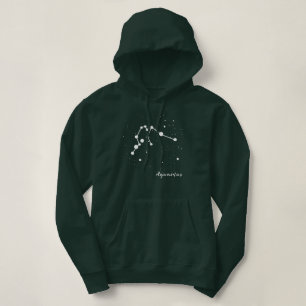 Aquarius Constellation Zodiac Star Sign Birthday Hoodie