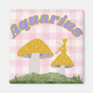 Aquarius Cotattcore Ästhetische Fairy Mushroom Art Magnet