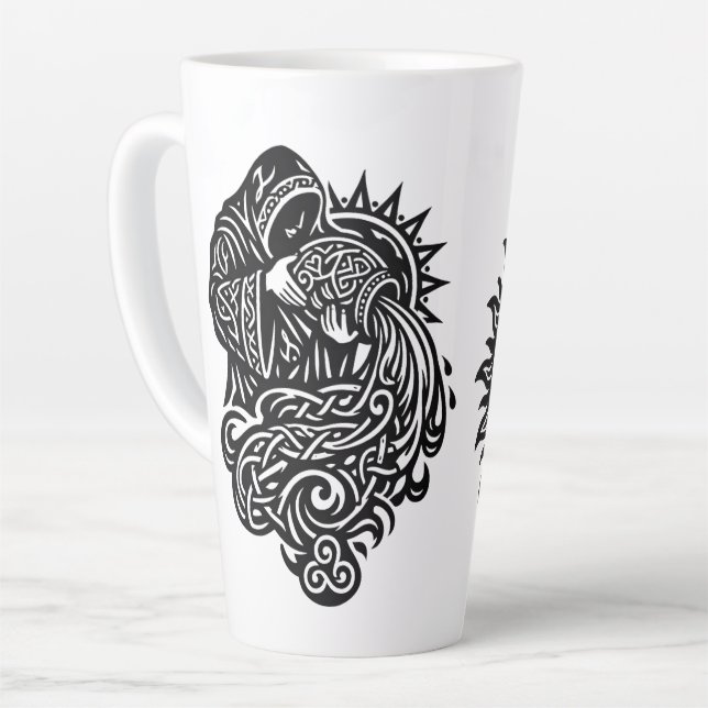 Aquarius — Der Wassermann von BurnsInHell Milchtasse (Linke Ecke)