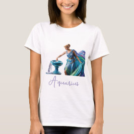 Aquarius der Wasserträger | Griechische Göttin Wei T-Shirt
