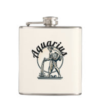 Aquarius der Wasserträger Vintag Zodiac
