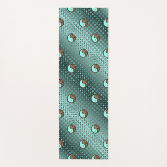 Aquarius & Earth Rabbit Yogamatte (Vorderseite)